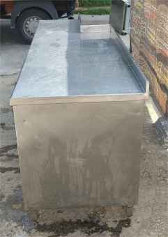 Μεταχειρισμένο Ερμάριο Ανοξείδωτο Με Φάλτσο 3 Ανοιγόμενες Πόρτες